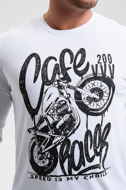 8534 Футболка с длинным рукавом мужская