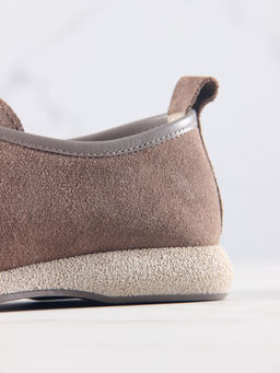 Мокасины 191.1607be. коричневый капучино замша