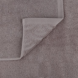 Полотенце махровое "Волна" 70х140см, хлопок 100%, серый (Китай)