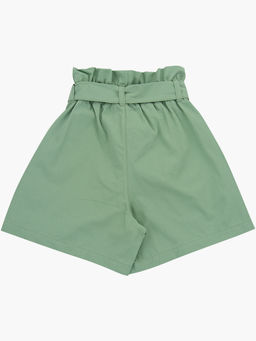 Шорты с пояском текстильные UD 7573 фисташка - Mini maxi фото 5