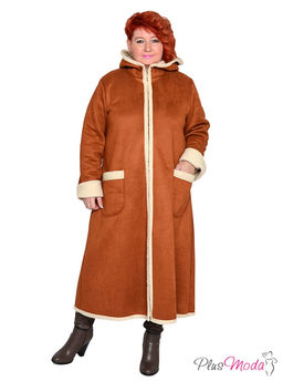 Парка Модель №1485 размеры 44-84 - Plusmoda фото 10