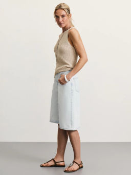 Джинсовые шорты бермуды / Zarina  фото 2