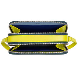Итальянская женская сумка кросс-боди DuDu Bags серии Ines | зеленый пэчворк - Dudubags фото 4