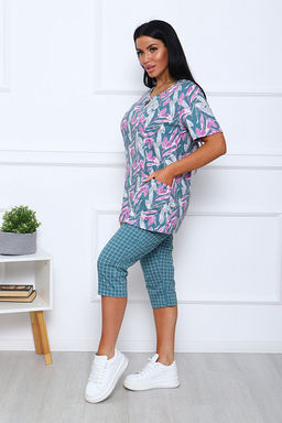 Костюм с бриджами (00990, зеленый) - Плиона фото 7