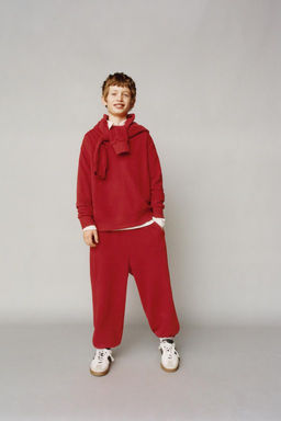 BASIC PLUSH SWEATSHIRT