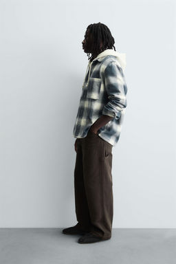CHECK FLANNEL SHIRT - Zara фото 4