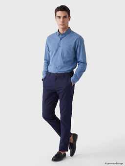 Regular Fit Poplin Erkek G?mlek