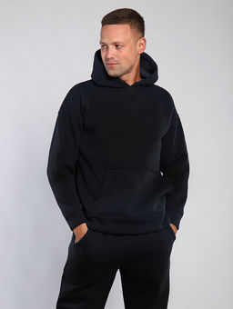 Костюм оверсайз (начес)_М333/черный
