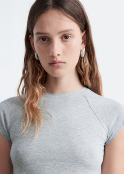 Camiseta ajustada con mangas ragl?n - H&m фото 4