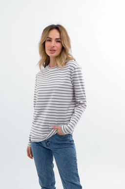 Женский лонгслив в полоску Happy Fox фото 24