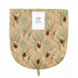 Грелка на чайник Этель Spruce branches 28х28см, 100%хл, саржа 190 г/м2  фото 4