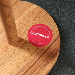 Держатель для кухонных бумажных полотенец Доляна, 13×25 см, бук, цвет и рисунок микс