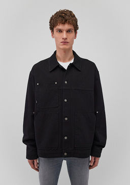 Cep Detayl? Siyah Ceket - Mavi фото 3