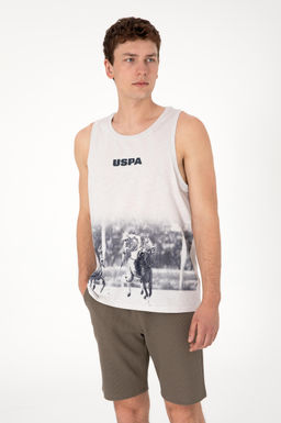 Erkek Regular Fit Bisiklet Yaka A__k Gri Ti__rt Sepette S_rpriz _ndirim - U.s. polo assn фото 3