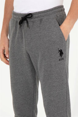 U. S. Polo Assn / Мужские трикотажные брюки цвета антрацит меланж - U.s. polo assn фото 12