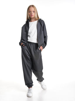 Комплект спортивный для девочки 22-7648 графит