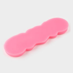 Молд для заливки Узор, силикон, 18?6?0.5 см, розовый