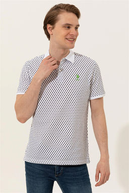 U. S. Polo Assn Мужская темно-синяя футболка с воротником-поло - U.s. polo assn фото 7