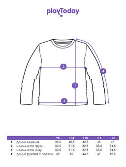 PlayToday / Лонгслив для мальчика  фото 2