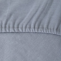 Простыня на резинке Атра 140х200х20, цвет серая дымка бязь 120г/м, хлопок  фото 4