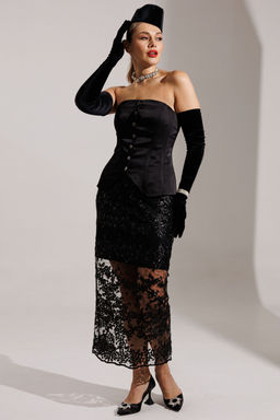 Юбка Мода Юрс 25-2946 черный_new print