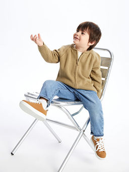 Erkek Bebek Fermuarl? Triko H?rka