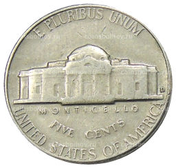 5 центов 1964 года D США