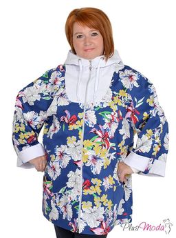 Парка Модель №1012 размеры 44-84 - Plusmoda фото 3