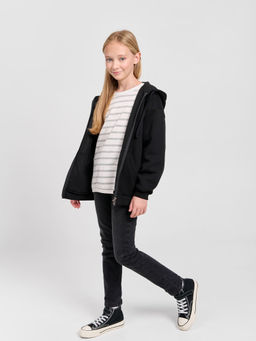 Толстовка Уголь утепленная 7+ - Bungly фото 3