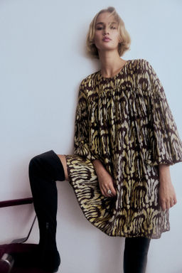 Vestido oversize en tejido jacquard - H&m фото 6