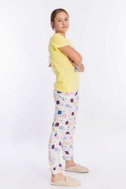 Костюм футб и брюки М222042Па Желтый - Елена фото 3