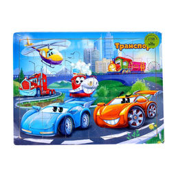 Пазл большой Транспорт, 30 элементов - Лесная мастерская фото 6