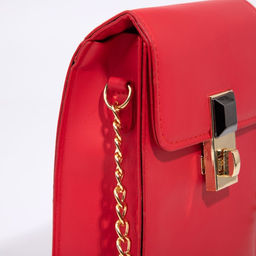 Сумка кросс-боди на молнии, цвет красный - Simaland фото 5