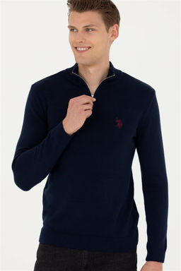 Мужской темно-синий свитер - U.s. polo assn фото 3