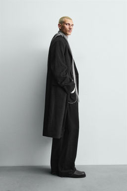 DOUBLE-BREASTED WOOL COAT - Zara фото 4