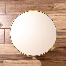 Столик кофейный, 46×46×52 см, алюминий, стекло