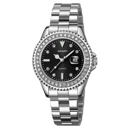Часы наручные Skmei женские кварцевые 9416silver-black