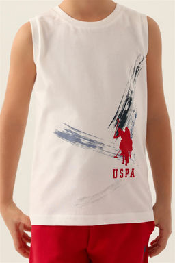 Кремовый пижамный комплект для мальчика - U.s. polo assn фото 5