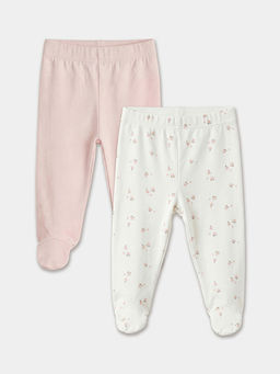 Beli Lastikli K?z Bebek Patikli E?ofman Alt? 2li