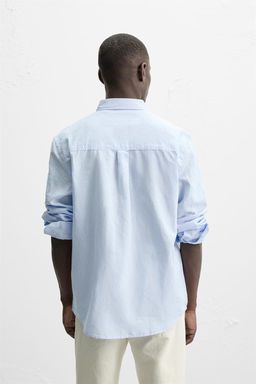 COTTON - LINEN SHIRT - Zara фото 54