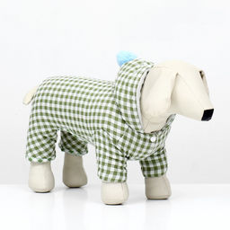 Комбинезон Пудра, размер 2XL (ДС 41 см, ОШ 45 см, ОГ 60 см) бежевый/зелёный - Simaland фото 2