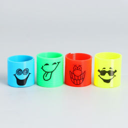 Цена за 12 шт. Пружинка-радуга Мордочка, цвета МИКС - Simaland фото 3