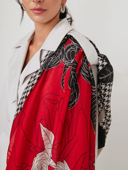 Большой, мягкий, тонкий и очень нежный двусторонний палантин - Tantino фото 6