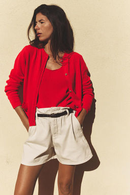 PLAIN KNIT CARDIGAN