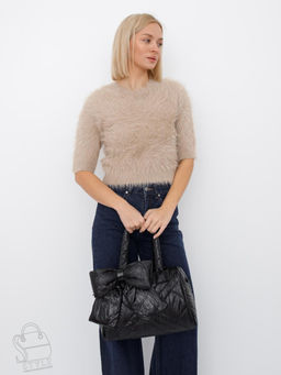 Сумка женская  58301S black Velina Fabbiano-Safenta в Новосибирске