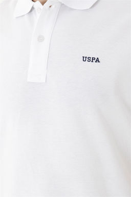 Мужская белая базовая футболка - U.s. polo assn фото 7