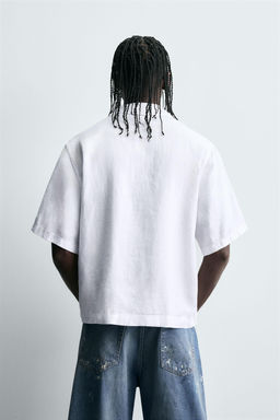 100% HEMP RELAXED FIT SHIRT - Zara фото 3