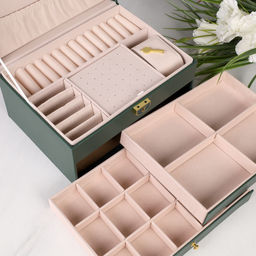 Шкатулка для украшений 23x17x14 см / 299 /уп 24/ - Галеонтрейд фото 3