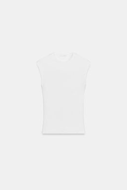 STRETCH RIB T-SHIRT - Zara фото 26