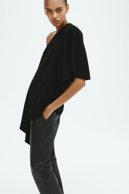 Top capa de un hombro - H&m фото 4